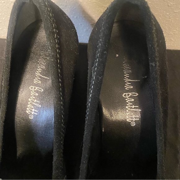 Vintage Alexandra Bartlett Suede Wedge Loafers 8 - Picture 2 of 6